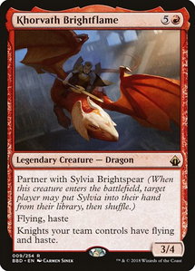 Khorvath Brightflame - Battlebond (BBD) #9 - Rare Magic: The Gathering Trading Card