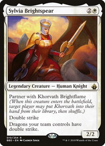 Sylvia Brightspear - Battlebond (BBD) #10 - Rare Magic: The Gathering Trading Card