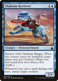 Chakram Retriever - Battlebond (BBD) #15 - Uncommon Magic: The Gathering Trading Card