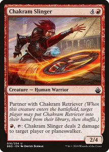 Chakram Slinger - Battlebond (BBD) #16 - Uncommon Magic: The Gathering Trading Card
