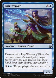 Lore Weaver - Battlebond (BBD) #22 - Uncommon Magic: The Gathering Trading Card