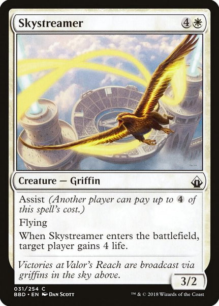 Skystreamer trading card from Battlebond Skystreamer - Battlebond Magic: The Gathering trading card