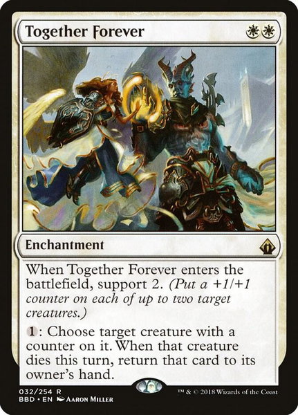 Together Forever - Battlebond Magic: The Gathering trading card
