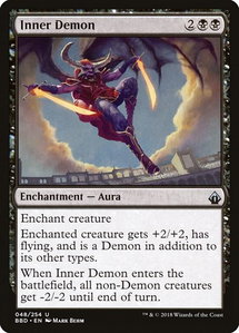 Inner Demon - Battlebond (BBD) #48 - Uncommon Magic: The Gathering Trading Card