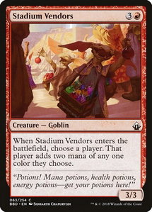 Stadium Vendors - Battlebond (BBD) #63 - Common Magic: The Gathering Trading Card