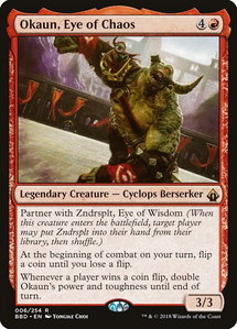 Okaun, Eye of Chaos - Battlebond (BBD) #6 - Rare Magic: The Gathering Trading Card