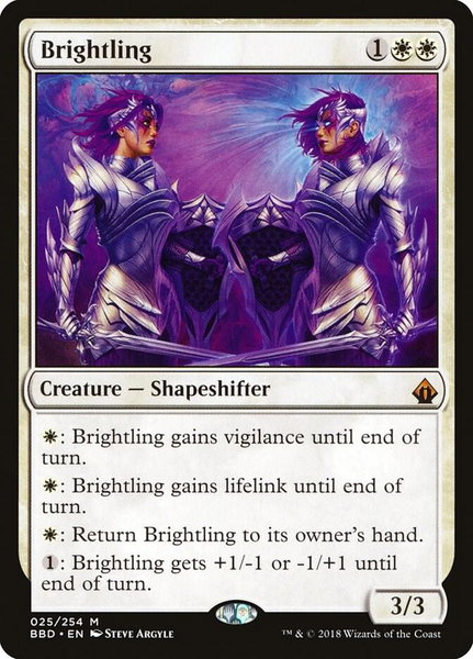 Brightling trading card from Battlebond Brightling - Battlebond Magic: The Gathering trading card