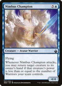 Nimbus Champion - Battlebond (BBD) #37 - Uncommon Magic: The Gathering Trading Card