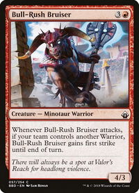 Bull-Rush Bruiser - Battlebond (BBD) #57 - Common Magic: The Gathering Trading Card