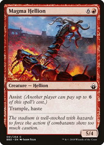 Magma Hellion - Battlebond (BBD) #61 - Common Magic: The Gathering Trading Card