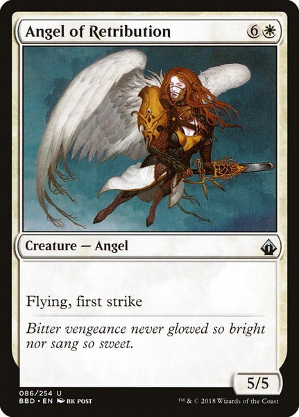 Angel of Retribution - Battlebond Magic: The Gathering trading card