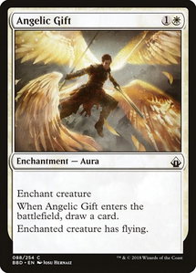 Angelic Gift - Battlebond (BBD) #88 - Common Magic: The Gathering Trading Card
