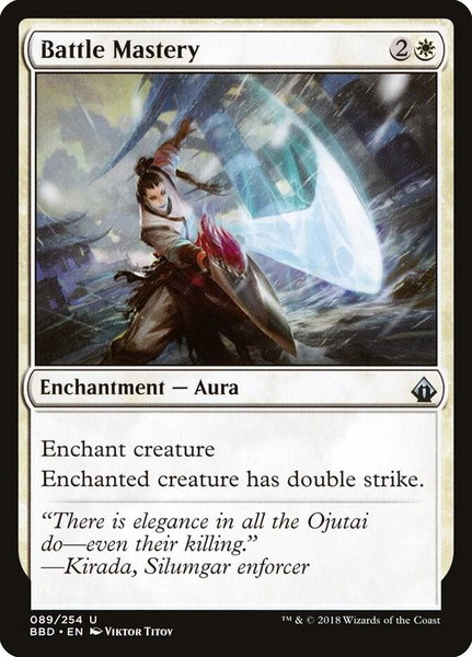 Battle Mastery - Battlebond Magic: The Gathering trading card