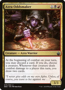 Azra Oddsmaker - Battlebond (BBD) #75 - Uncommon Magic: The Gathering Trading Card