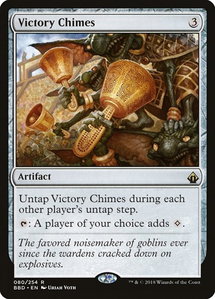 Victory Chimes - Battlebond (BBD) #80 - Rare Magic: The Gathering Trading Card