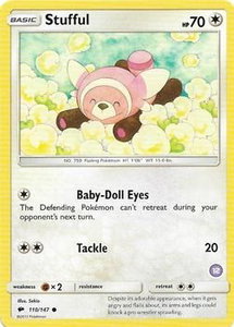 Stufful (12) - SM Trainer Kit: Alolan Sandslash & Alolan Ninetales (SMK2) #110/147 - Common Pokémon Trading Card