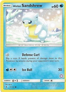 Alolan Sandshrew (14) - SM Trainer Kit: Alolan Sandslash & Alolan Ninetales (SMK2) #19/145 - Common Pokémon Trading Card
