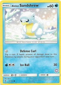 Alolan Sandshrew (29) - SM Trainer Kit: Alolan Sandslash & Alolan Ninetales (SMK2) #19/145 - Common Pokémon Trading Card