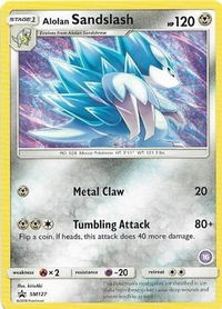 Alolan Sandslash (16) - SM Trainer Kit: Alolan Sandslash & Alolan Ninetales (SMK2) #SM127 - Rare Pokémon Trading Card