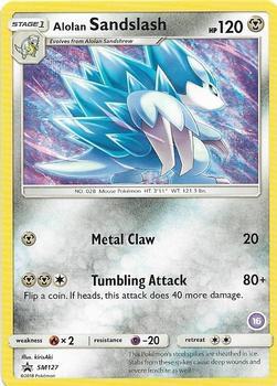 Alolan Sandslash (16) trading card from SM Trainer Kit: Alolan Sandslash & Alolan Ninetales Alolan Sandslash (16) - SM Trainer Kit: Alolan Sandslash & Alolan Ninetales Pokémon trading card