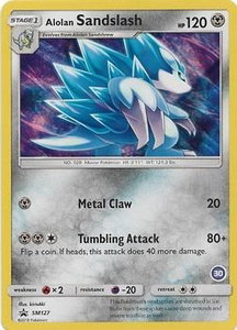 Alolan Sandslash (30) - SM Trainer Kit: Alolan Sandslash & Alolan Ninetales (SMK2) #SM127 - Rare Pokémon Trading Card