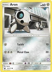 Aron (18) - SM Trainer Kit: Alolan Sandslash & Alolan Ninetales (SMK2) #65/111 - Common Pokémon Trading Card