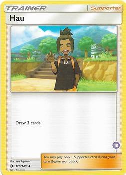 Hau (19) (Alolan Sandslash Half-Deck) trading card from SM Trainer Kit: Alolan Sandslash & Alolan Ninetales Hau (19) (Alolan Sandslash Half-Deck) - SM Trainer Kit: Alolan Sandslash & Alolan Ninetales Pokémon trading card