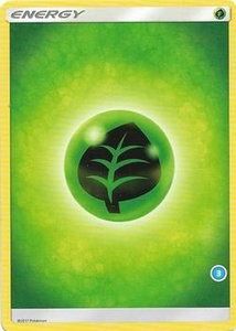 Grass Energy (3) - SM Trainer Kit: Alolan Sandslash & Alolan Ninetales (SMK2) #null - Common Pokémon Trading Card