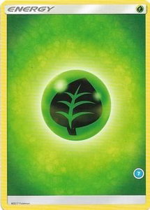 Grass Energy (7) - SM Trainer Kit: Alolan Sandslash & Alolan Ninetales (SMK2) #null - Common Pokémon Trading Card