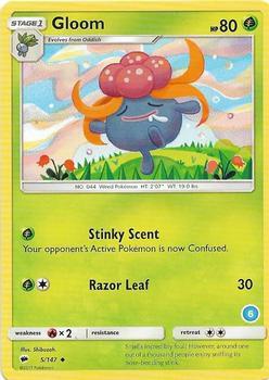 Gloom (6) - SM Trainer Kit: Alolan Sandslash & Alolan Ninetales Pokémon trading card