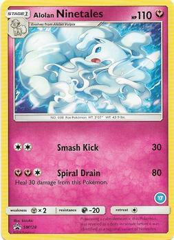 Alolan Ninetales (17) trading card from SM Trainer Kit: Alolan Sandslash & Alolan Ninetales Alolan Ninetales (17) - SM Trainer Kit: Alolan Sandslash & Alolan Ninetales Pokémon trading card