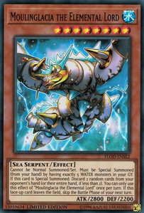 Moulinglacia the Elemental Lord - Flames of Destruction (FLOD) #FLOD-ENSE2 - Super Rare YuGiOh Trading Card