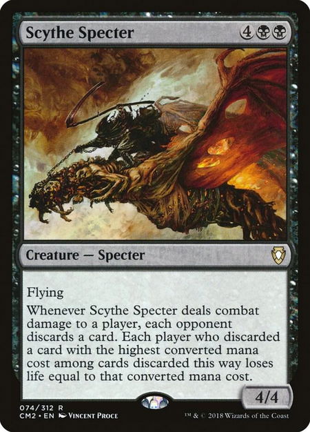 Scythe Specter - Commander Anthology Volume II Magic: The Gathering trading card
