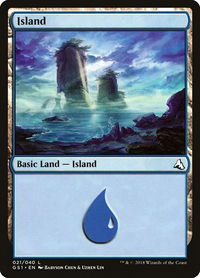 Island - Global Series Jiang Yanggu & Mu Yanling (GS1) #21 - Land Magic: The Gathering Trading Card