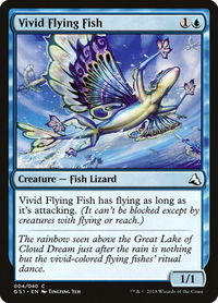 Vivid Flying Fish - Global Series Jiang Yanggu & Mu Yanling (GS1) #4 - Common Magic: The Gathering Trading Card
