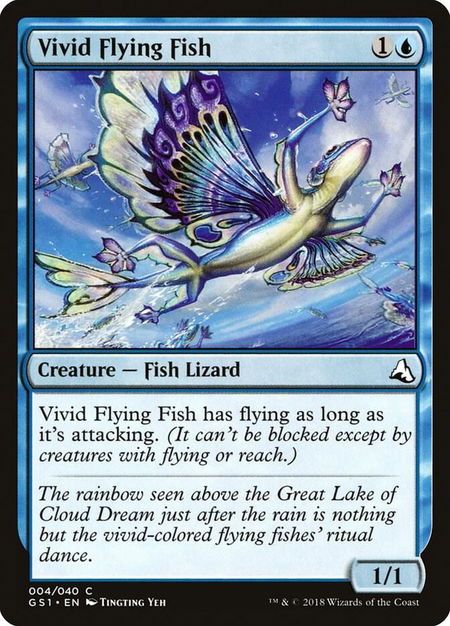 Vivid Flying Fish - Global Series Jiang Yanggu & Mu Yanling Magic: The Gathering trading card
