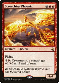 Screeching Phoenix - Global Series Jiang Yanggu & Mu Yanling (GS1) #30 - Rare Magic: The Gathering Trading Card