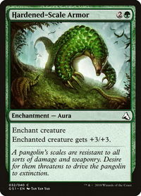 Hardened-Scale Armor - Global Series Jiang Yanggu & Mu Yanling (GS1) #32 - Common Magic: The Gathering Trading Card