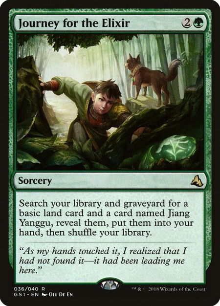 Journey for the Elixir - Global Series Jiang Yanggu & Mu Yanling Magic: The Gathering trading card