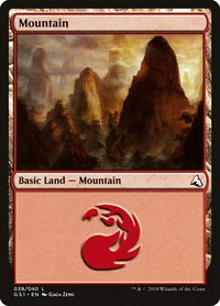 Mountain - Global Series Jiang Yanggu & Mu Yanling (GS1) #39 - Land Magic: The Gathering Trading Card