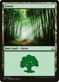Forest - Global Series Jiang Yanggu & Mu Yanling (GS1) #40 - Land Magic: The Gathering Trading Card