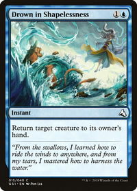 Drown in Shapelessness - Global Series Jiang Yanggu & Mu Yanling (GS1) #15 - Common Magic: The Gathering Trading Card