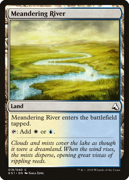 Meandering River - Global Series Jiang Yanggu & Mu Yanling Magic: The Gathering trading card