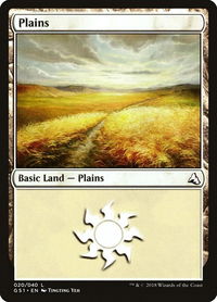 Plains - Global Series Jiang Yanggu & Mu Yanling (GS1) #20 - Land Magic: The Gathering Trading Card