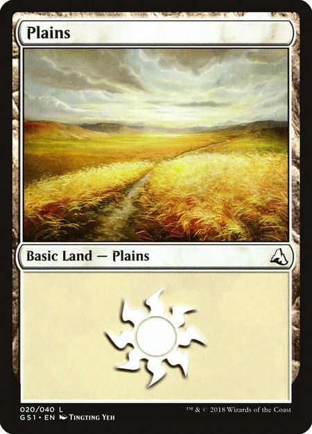 Plains - Global Series Jiang Yanggu & Mu Yanling Magic: The Gathering trading card