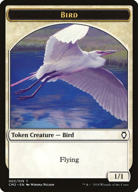Bird Token - Commander Anthology Volume II Magic: The Gathering trading card