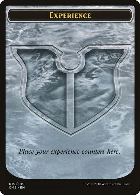 Experience Token - Commander Anthology Volume II Magic: The Gathering trading card