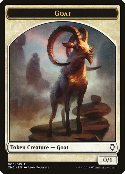 Goat Token trading card from Commander Anthology Volume II Goat Token - Commander Anthology Volume II Magic: The Gathering trading card