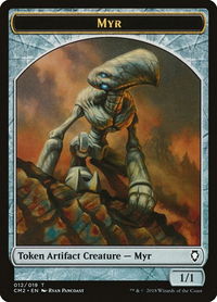 Myr Token - Commander Anthology Volume II (CM2) #12 - Token Magic: The Gathering Trading Card