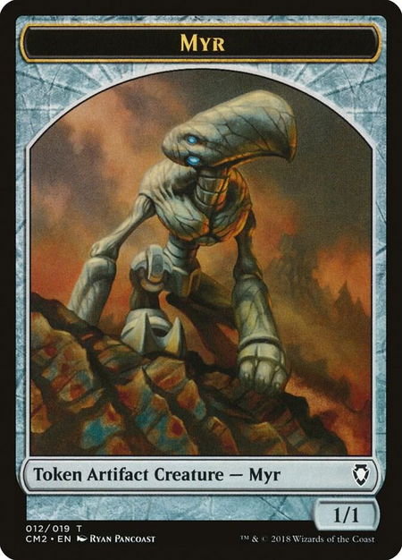 Myr Token - Commander Anthology Volume II Magic: The Gathering trading card